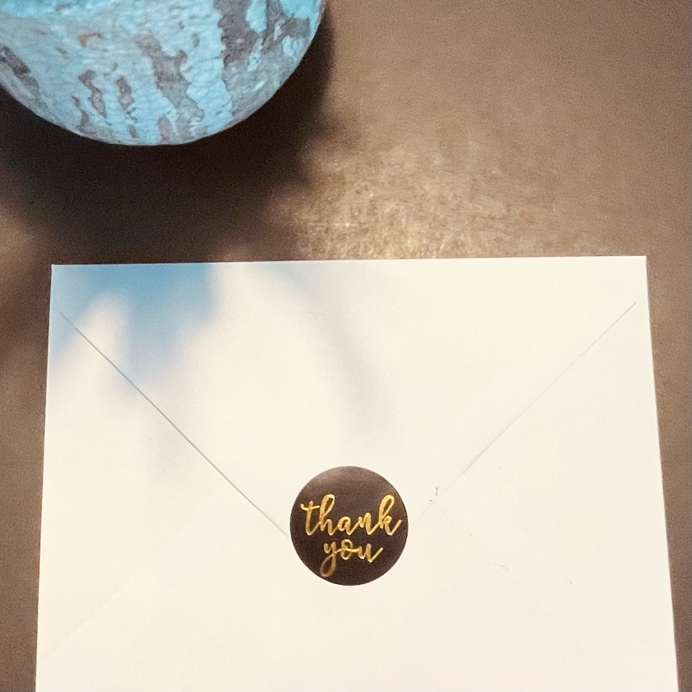 500 piece thank you stickers - Picture 3 of 4